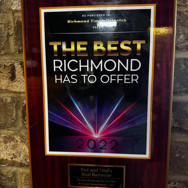 The Best Richmond Has to Offer 2022 award, Richmond Times-Dispatch